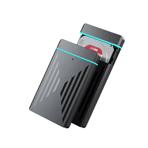 Live Tech HDC08 RGB Type-C/ USB 3.1 2.5" SATA HDD/SSD Enclosure (Casing)
